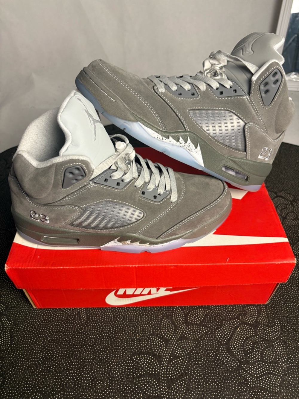 Nike Air Jordan 5 Retro — Grey Suede
